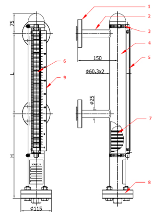 Magnetic Level Gauge - KRS-138 Tip