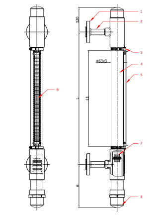 Magnetic Level Gauge - KRS-140 Tip